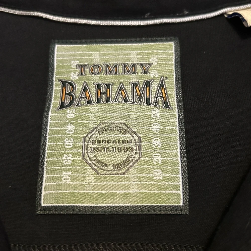 Tommy Bahama 🏆🦅NFL Eagles🦅🏆 Black Polo Shirt Short Sleeve - Picture 5 of 12
